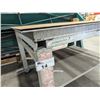 Image 2 : 5'X4'X37"H ON WHEELS HEAVY DUTY METAL WORKTABLE