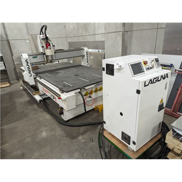 LAGUNA SMARTSHOP II 5'X10' CNC ROUTER. 5.5KW, 1800 RPM