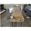 Image 2 : 10' ROLLING WORK BENCH. 34" OVERALL WIDTH. 45"H
