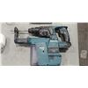 Image 1 : MAKITA MODEL DX04 BATTERY POWERED HAMMER DRILL WITH HEPA FILTER VAC SYSTEM WITH CHARGER, BATTERY