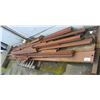 Image 1 : LARGE AMOUNT STEEL. LAP BAR, CHANNEL, ANGLE, TUBE. FLAT BARS ARE 4"X1/2",