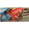Image 2 : 30"X18" ORANGE METAL SHOP CART