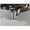 Image 2 : 7'X3' WHEELED WOOD SHOP DOLLY WITH 8" WHEELS & 3 RUBBER MATS