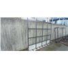 Image 1 : ALUMINUM GLASS RACK. 8' LONG X 86" HIGH