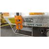 Image 2 : GEMINI PLUS BETA MAX HOISTS POWER FEED CRANE SYSTEM. USED FOR LIFTING SLABS ETC. COMES WITH 11' BEAM