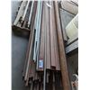 Image 1 : PALLET LOT OF ASST STEEL. SOME 4" TUBE (1/8" THICK) 15'9" LONG, 15 PIECES 3X1"X8' CHANNEL, PLUS