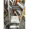 Image 3 : 5' WOOD STEP LADDER AND 2 SMALLER STEP LADDERS