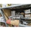 Image 4 : 6 SHELVES ASST DRAW PLATES, DOOR CLOSERS, HYDRAULIC CLOSURES, PANIC BARS, ETC