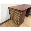 Image 2 : ARCHITECT TABLE WITH END COMPARTMENTS 82"X40"X42"H
