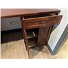 Image 3 : ARCHITECT TABLE WITH END COMPARTMENTS 82"X40"X42"H