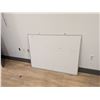 Image 5 : CONTENTS OF UPSTAIRS END OFFICE. 48" WHITE BOARD, 5' CREDENZA, ASST CHAIRS, 4 ASST DESKS, STAPLER
