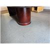 Image 3 : 12'X4' DOUBLE PEDESTAL BOARDROOM TABLE. BEAUTIFUL HARDWOOD.