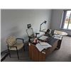 Image 1 : ITEMS IN UPSTAIRS OFFICE ABOVE MAIN OFFICE-DESK, PENINSULA TOP, CHAIRS-NO CONTENTS