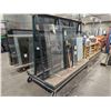 Image 2 : HEAVY DUTY 8'X4'X7'H GLASS RACK/A-FRAME ON 8" WHEELS-PICK UP LAST DAY-GLASS NOT INCLUDED