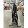 Image 2 : A-FRAME/GLASS RACK 8'X32"X5'H ON 5" WHEELS-PICK UP LAST DAY-GLASS NOT INCLUDED