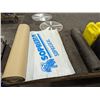 Image 1 : GROUP LOT-2 PART ROLLS 36" SOPREMA SOPRASEAL VAPOUR BARRIER, 36" PART ROLL TAR PAPER
