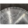 Image 3 : 19 1/2" CARBIDE BLADE-SHARPENED AND 20 1/2" DIAMOND SAW BLADE