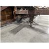 Image 5 : 14'X9' METAL BASED WORK TABLE ON 8" WHEELS. FLIPS