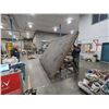 Image 7 : 14'X9' METAL BASED WORK TABLE ON 8" WHEELS. FLIPS