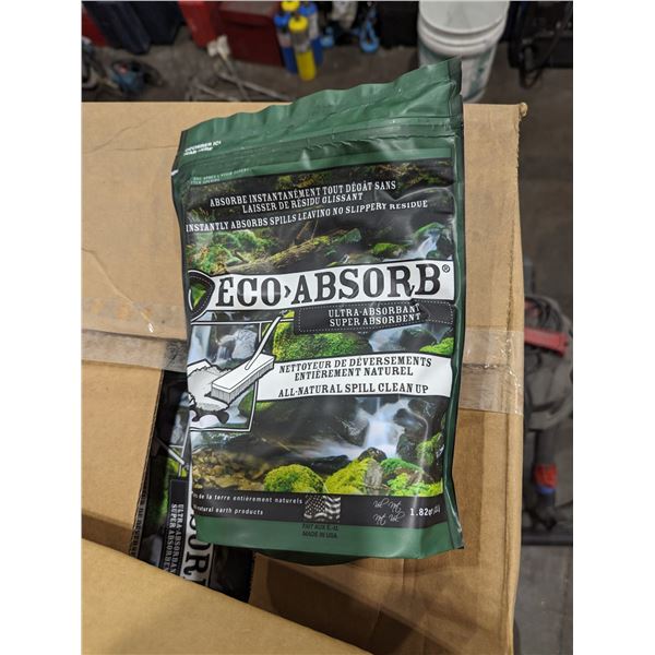 2 BOXES ECO-ABSORB SPILL CLEAN UP MATERIAL