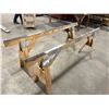 Image 1 : PAIR OF 7' SAWHORSES