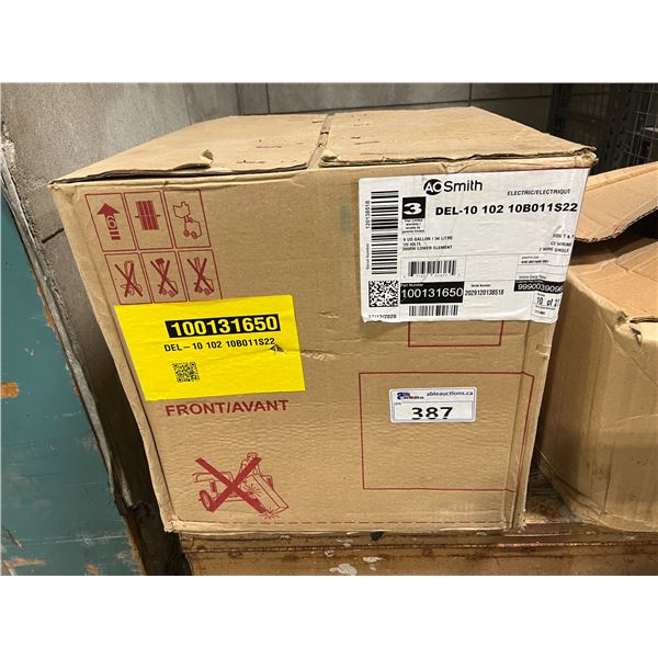 NEW IN BOX AC SMITH 9 GALLON 120V 2000W HOT WATER TANK