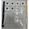 Image 2 : Binder Pages of US Pennies and Dimes see photos for years