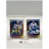Image 1 : 2018-19 OPC Coast To Coast Ltd Ed. Drake Caggiula 08/99 & Frederik Andersen 81/99 Cards # 76 & #48