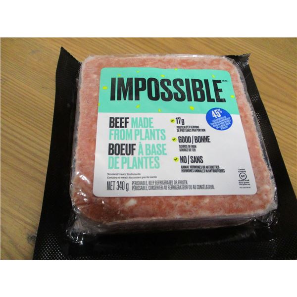 SHELF PULLS (AS IS):  BEEF FROM PLANTS (340G)