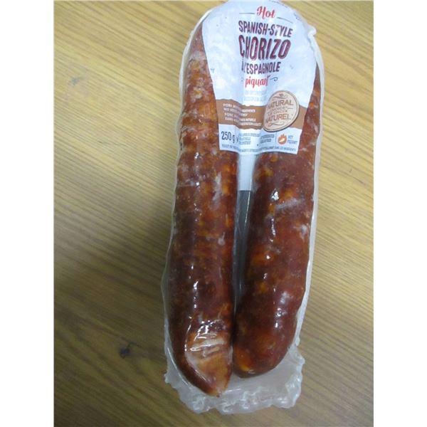 SHELF PULLS (AS IS):  SPANISH STYLE CHORIZO SAUSAUGE