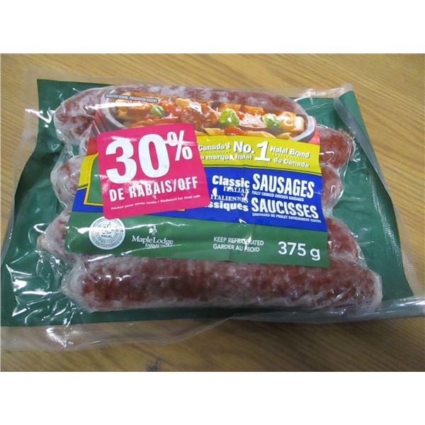 SHELF PULLS (AS IS):  CLASSIC ITALIAN CHICKEN SAUSAGE (375G)