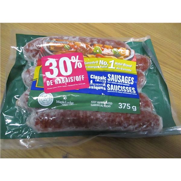 SHELF PULLS (AS IS):  CLASSIC ITALIAN CHICKEN SAUSAGE (375G)