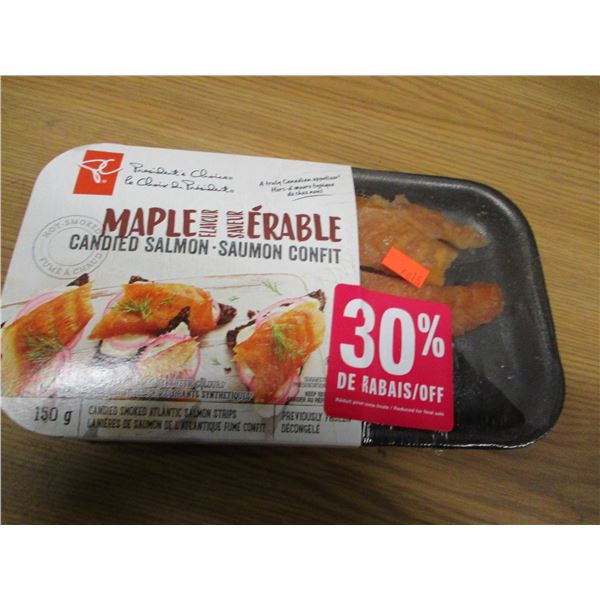 SHELF PULLS (AS IS):  CANDIED MAPLE SALMON (150G)