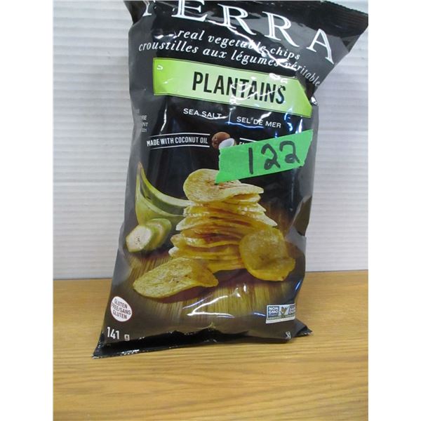 SHELF PULLS (AS IS):  TERRA PLANTAIN CHIPS (141G) - BAG