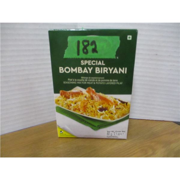 SHELF PULLS (AS IS):  BOMBAY BIRYANI SEASONING (21 OZ)