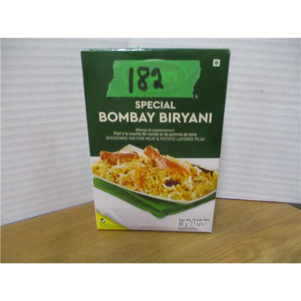 SHELF PULLS (AS IS):  BOMBAY BIRYANI SEASONING (21 OZ)