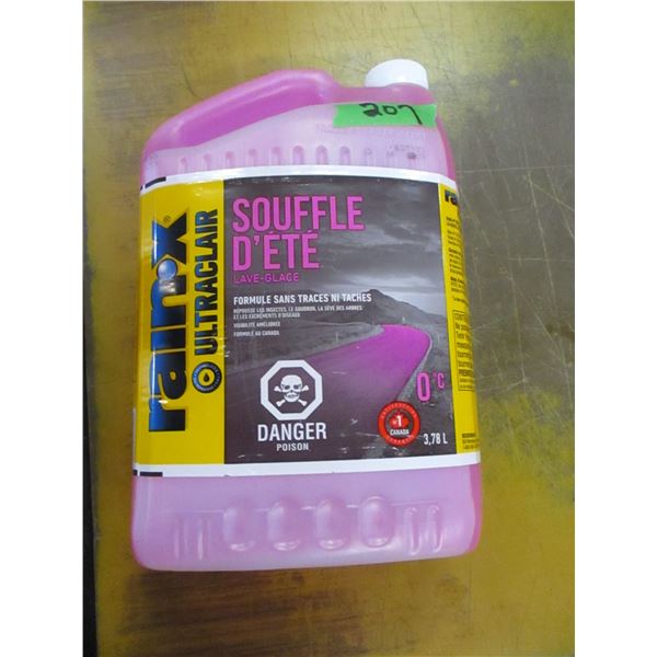 NEW:  4 LITRE JUG RAINEX SUMMER WINDOW WASH