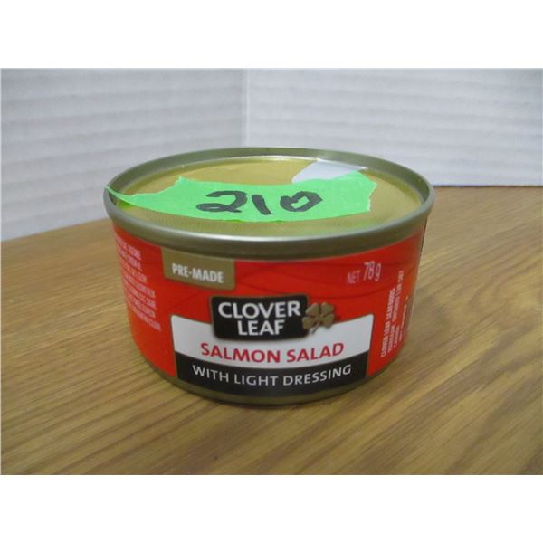 SHELF PULLS (AS IS):  SALMON SALAD - CAN