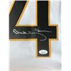 Image 2 : BOBBY ORR SIGNED FRAME READY JERSEY (JSA COA)