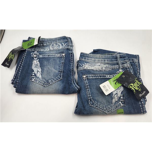 2 Pairs of New Rock 47' Jeans