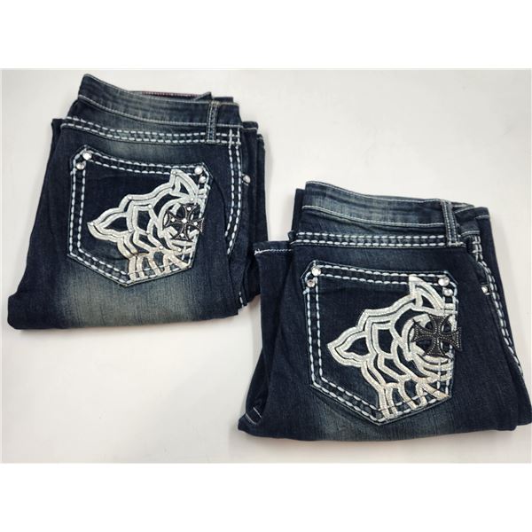 2 Pairs of New Rock 47' Jeans