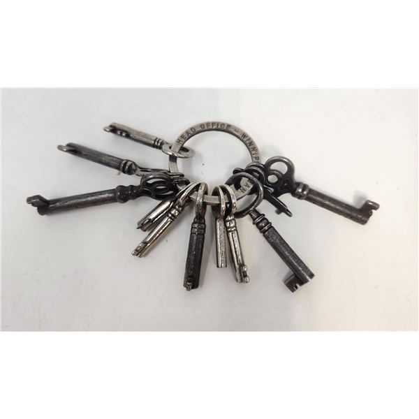 Vintage Ring of Small Skeleton Keys