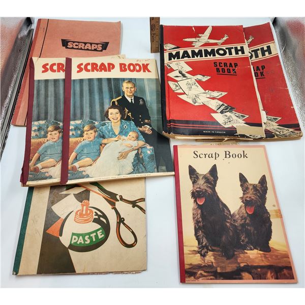 7 Vintage Scrap Books