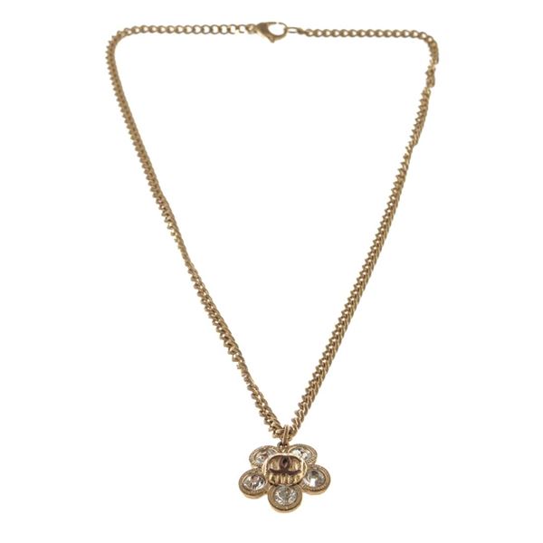 Chanel Gold Flower Necklace