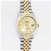 Image 2 : Rolex Mens 2T Factory Champagne Index Dial 14K Yellow Gold And Stainless Steel D