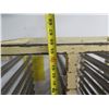 Image 8 : Rolling Metal Cooling Rack 23"x27" (9" per section) x 66"H