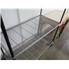 Image 2 : Rolling 2-Tier Adjustable Shelf 24"x32"x66"H