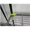Image 3 : Rolling 2-Tier Adjustable Shelf 24"x32"x66"H