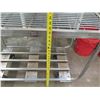 Image 8 : Rolling Cart w/ Slatted Top & Undershelf 36"x18"x29"H