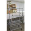 Image 1 : Rolling 4-Tier Adjustable Shelf 16"x36"x66"H